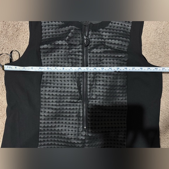 Worthington Black Dress with Textured Panel - Picture 6 of 8